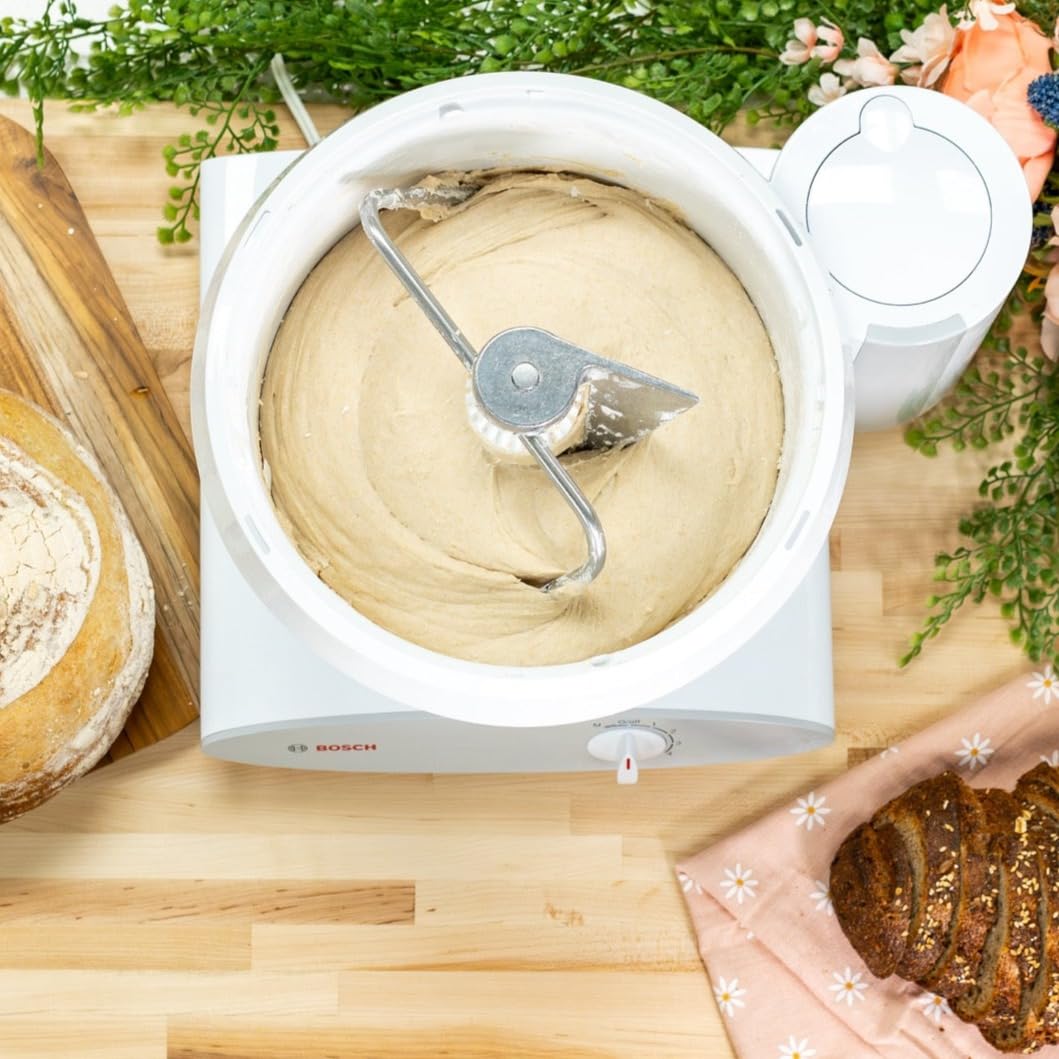 NutriMill Bosch Universal Plus: extensor de masa para trabajar porciones más grandes.