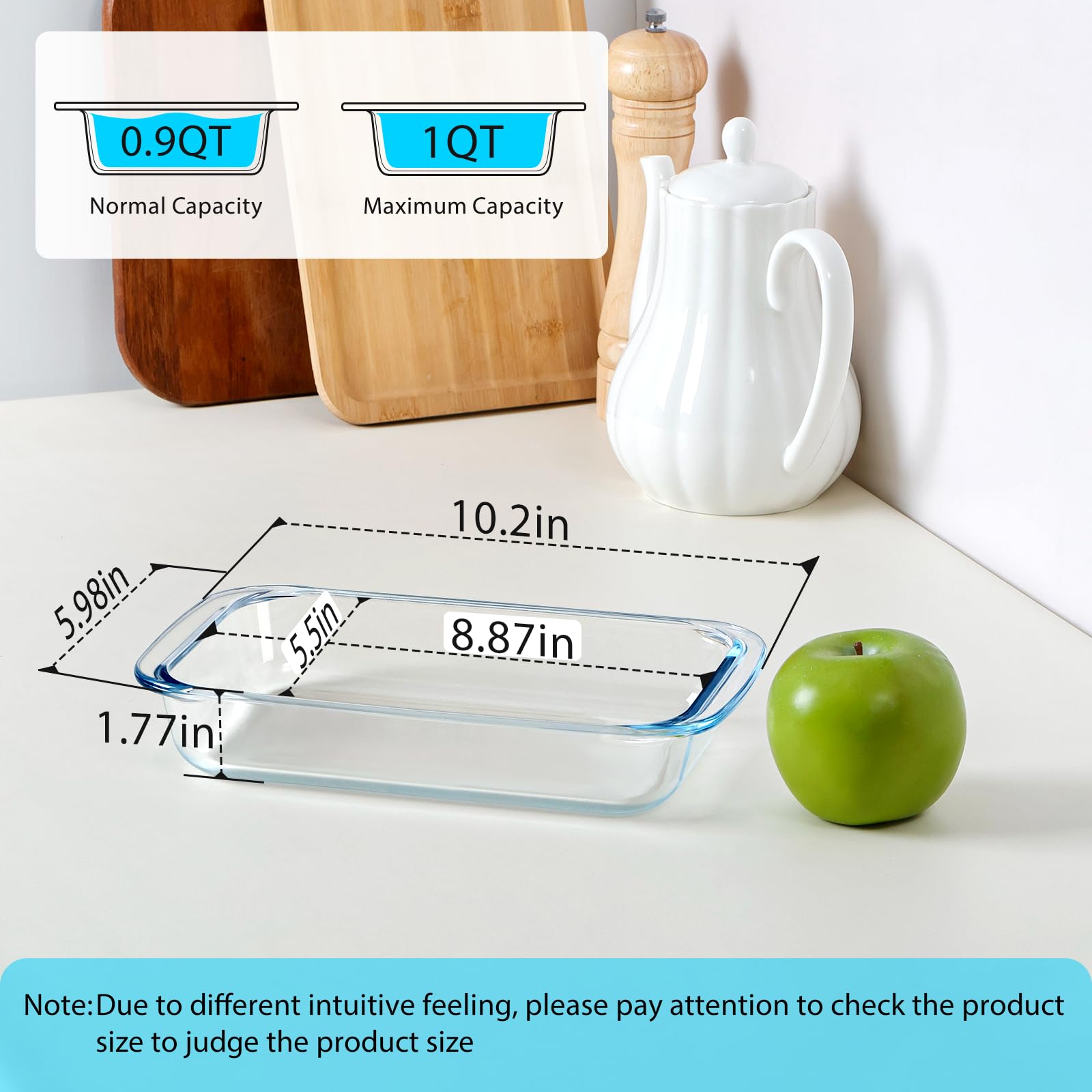 Bandeja NUTRIUPS 1QT interior rectangular para monitorear cocción