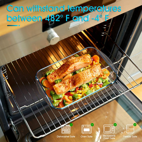 Bandeja Nutriups de vidrio apilable para ordenar y almacenar