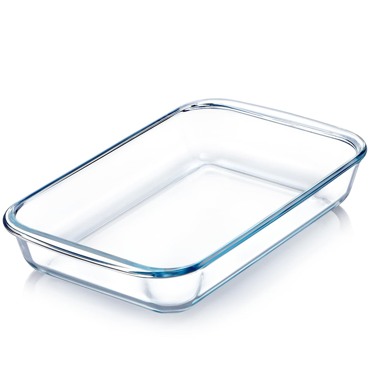 NUTRIUPS bandeja de vidrio para horno 1,5qt, ideal para porciones individuales.