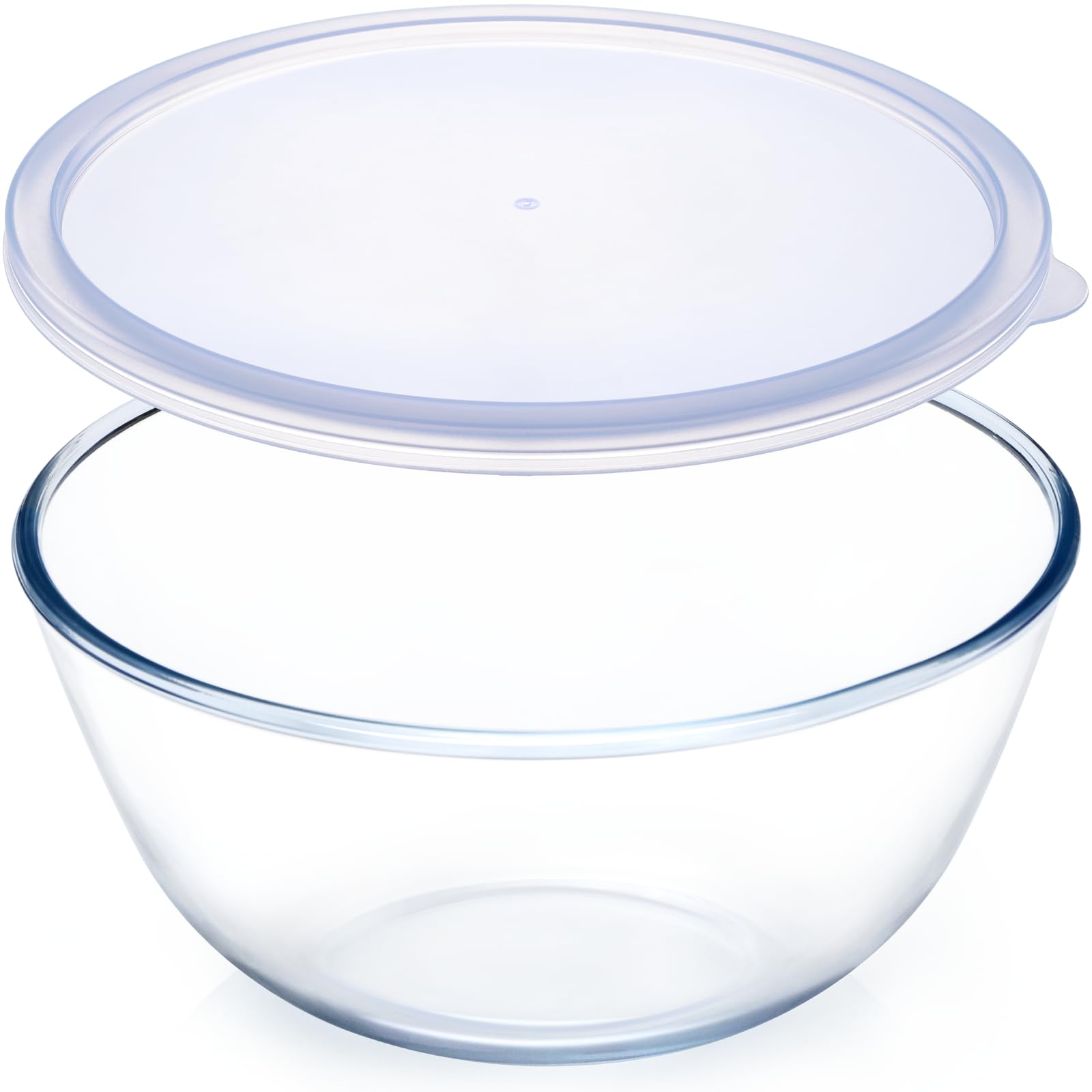 NUTRIUPS bol grande de vidrio con tapa para almacenar y conservar frescura.