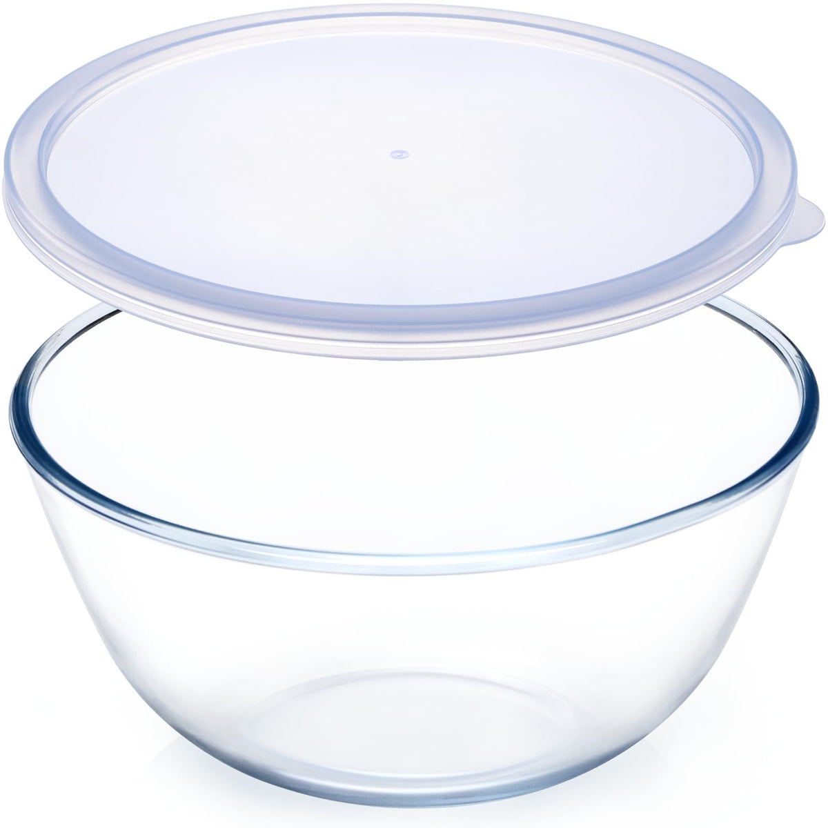 NUTRIUPS bol grande de vidrio con tapa para almacenar y conservar frescura.
