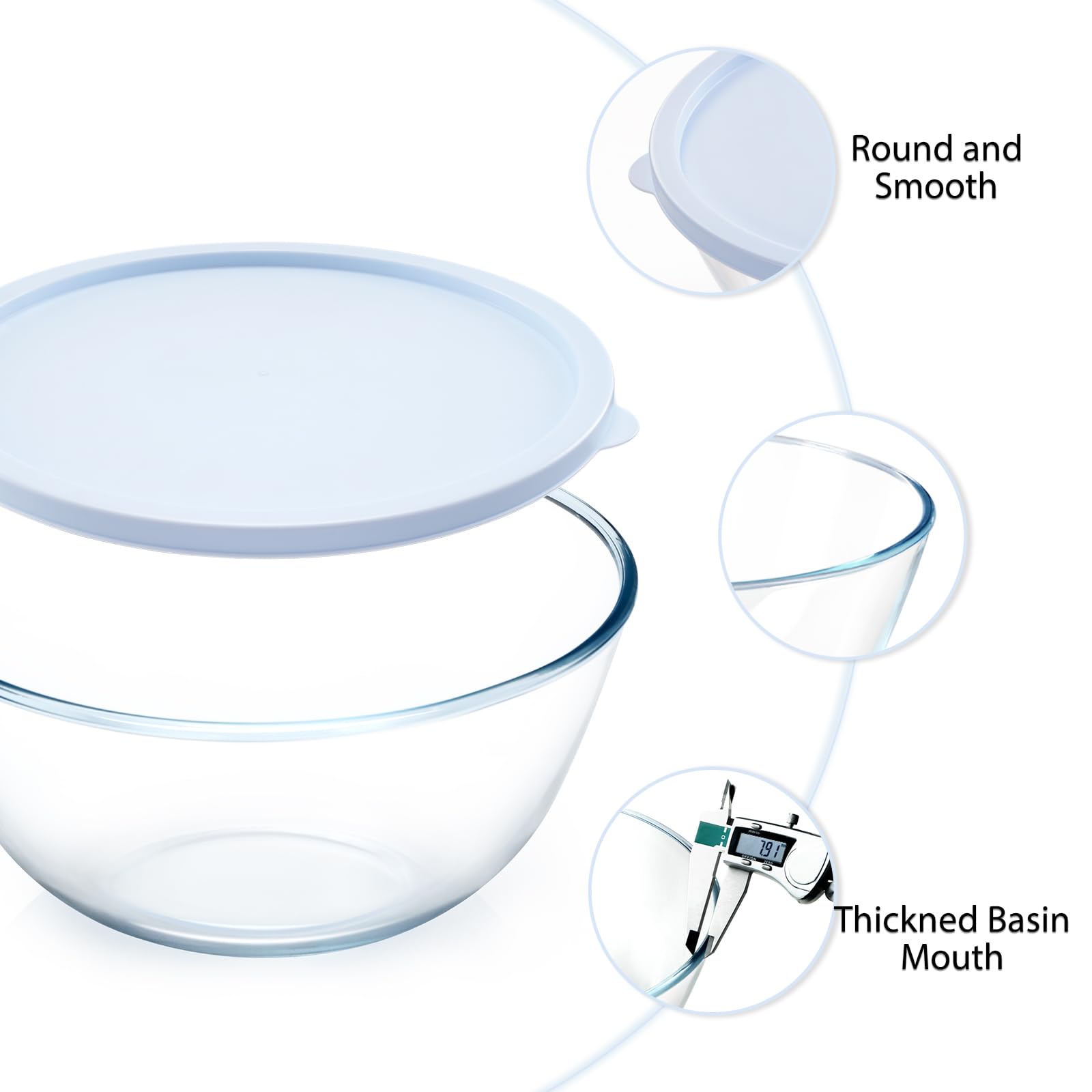NUTRIUPS diseño de borosilicato resistente para uso diario