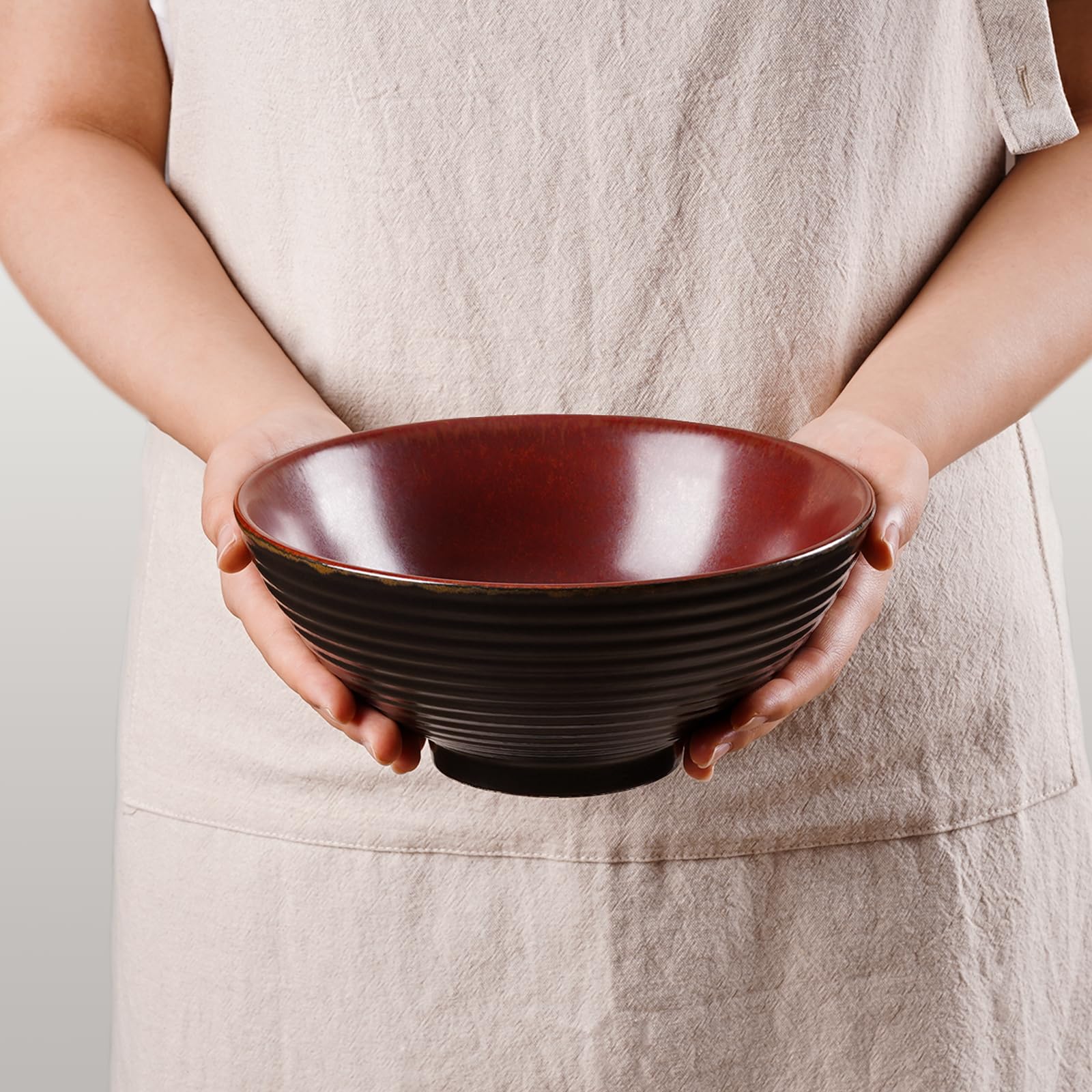 Empaque del juego de tazones ramen NUTRIUPS, ideal para regalo.