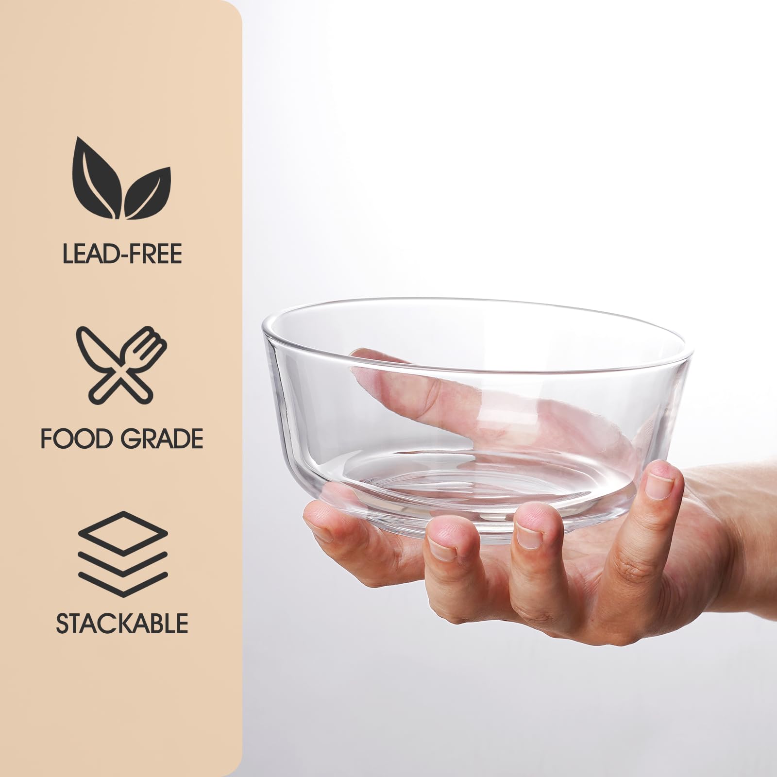 NUTRIUPS cuencos para ensaladas, postres o cereales, servicio elegante.