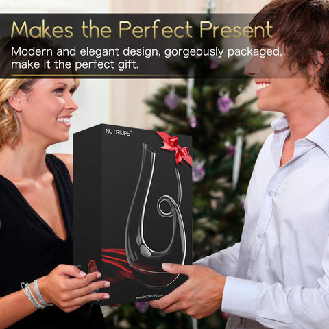 NUTRIUPS caja regalo elegante para amantes del vino