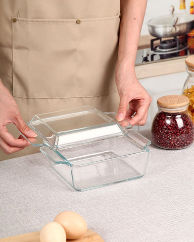 Recipiente de vidrio NUTRIUPS compacto para cocina diaria