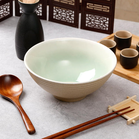 NutriUPS tazón ramen teal con capacidad de 40 oz