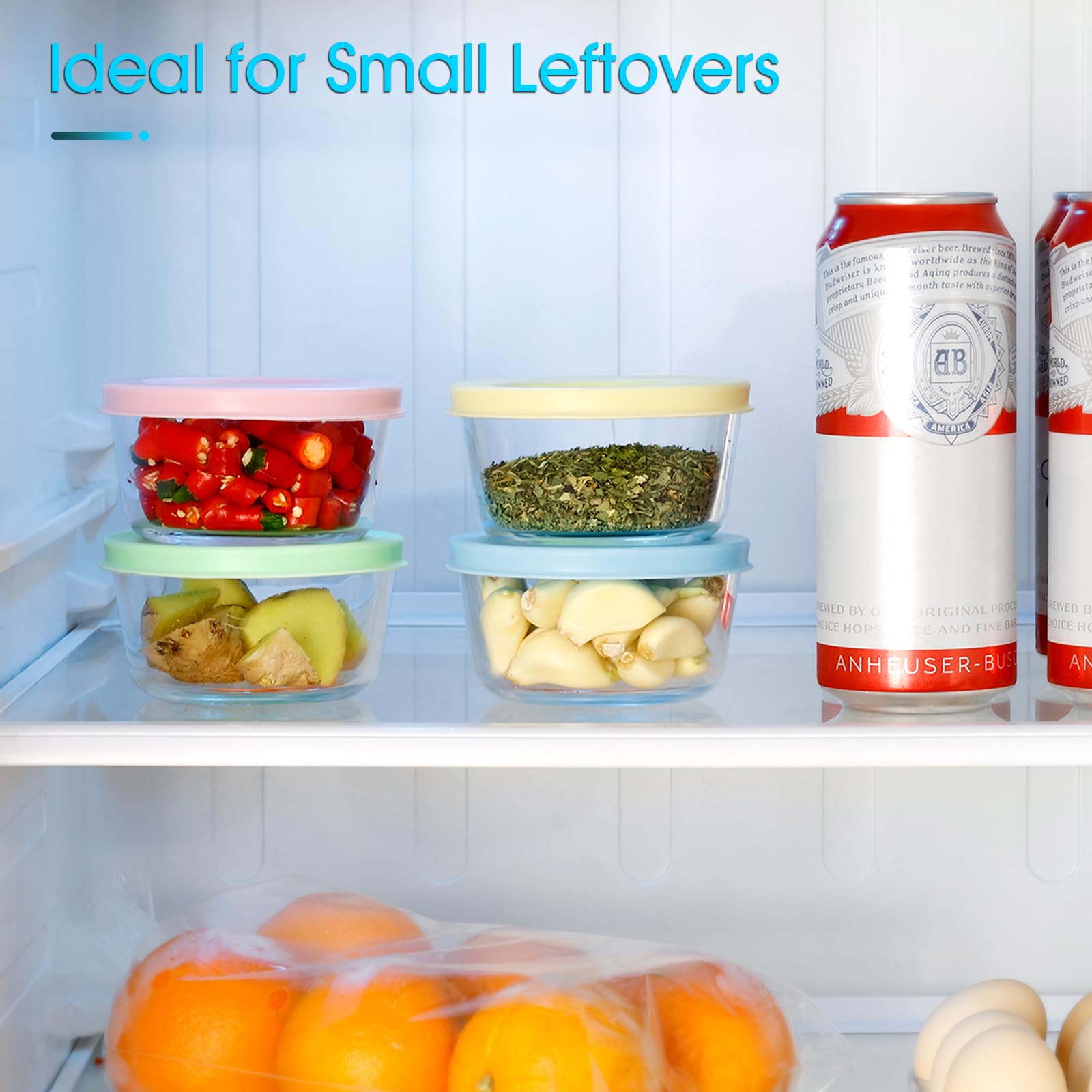 Nutriups vidrio transparente apto para microondas y refrigerador