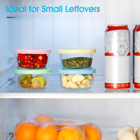Nutriups vidrio transparente apto para microondas y refrigerador