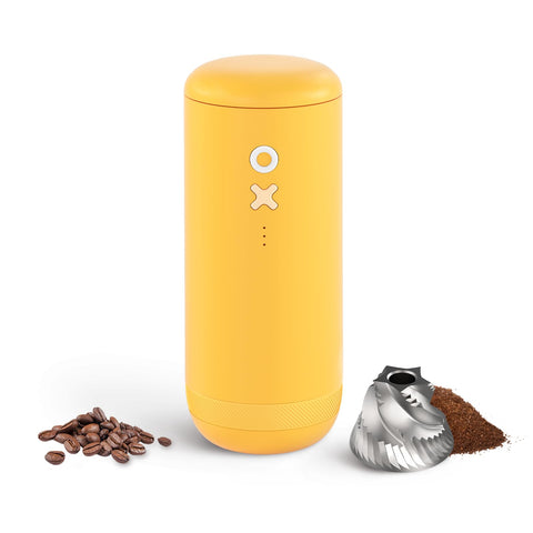 Nuttii molino de café con muelas cónicas compacto para casa y viaje, molienda uniforme