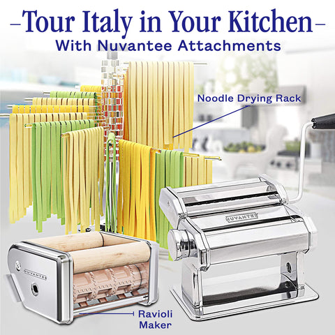 Nuvantee Máquina para Pasta, regalo ideal de cocina para amantes de la pasta.