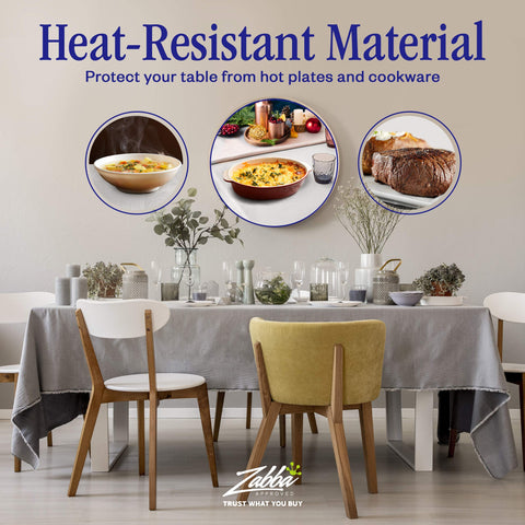 Nuvantee protector de mesa 52x108 pulgadas, cobertura amplia