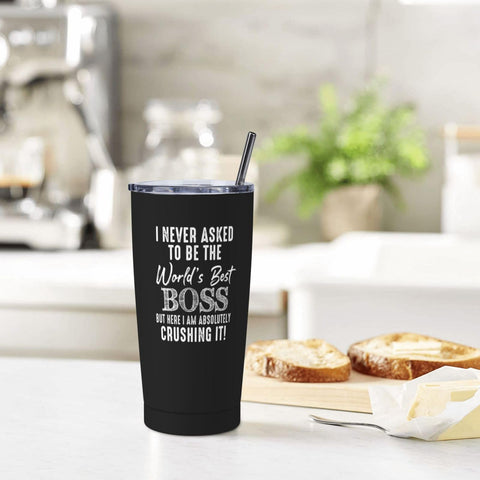 NVFCC tumbler con tapa sin BPA y transparente para evitar derrames.