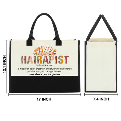 La Nvhai bolsa lona estilista, interior amplio, ideal para portátil y documentos.