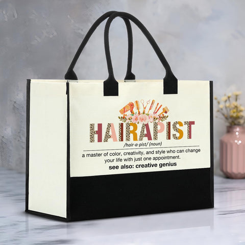 Nvhai bolsa lona estilista, costuras resistentes para uso diario.
