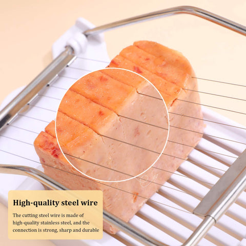 NVTED Slicer corta huevos cocidos con precisión para ensaladas.