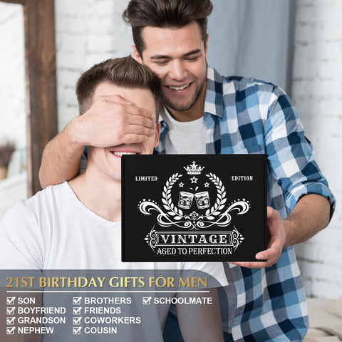 Caja regalo vintage NVTROVI, presentación premium lista para entregar.