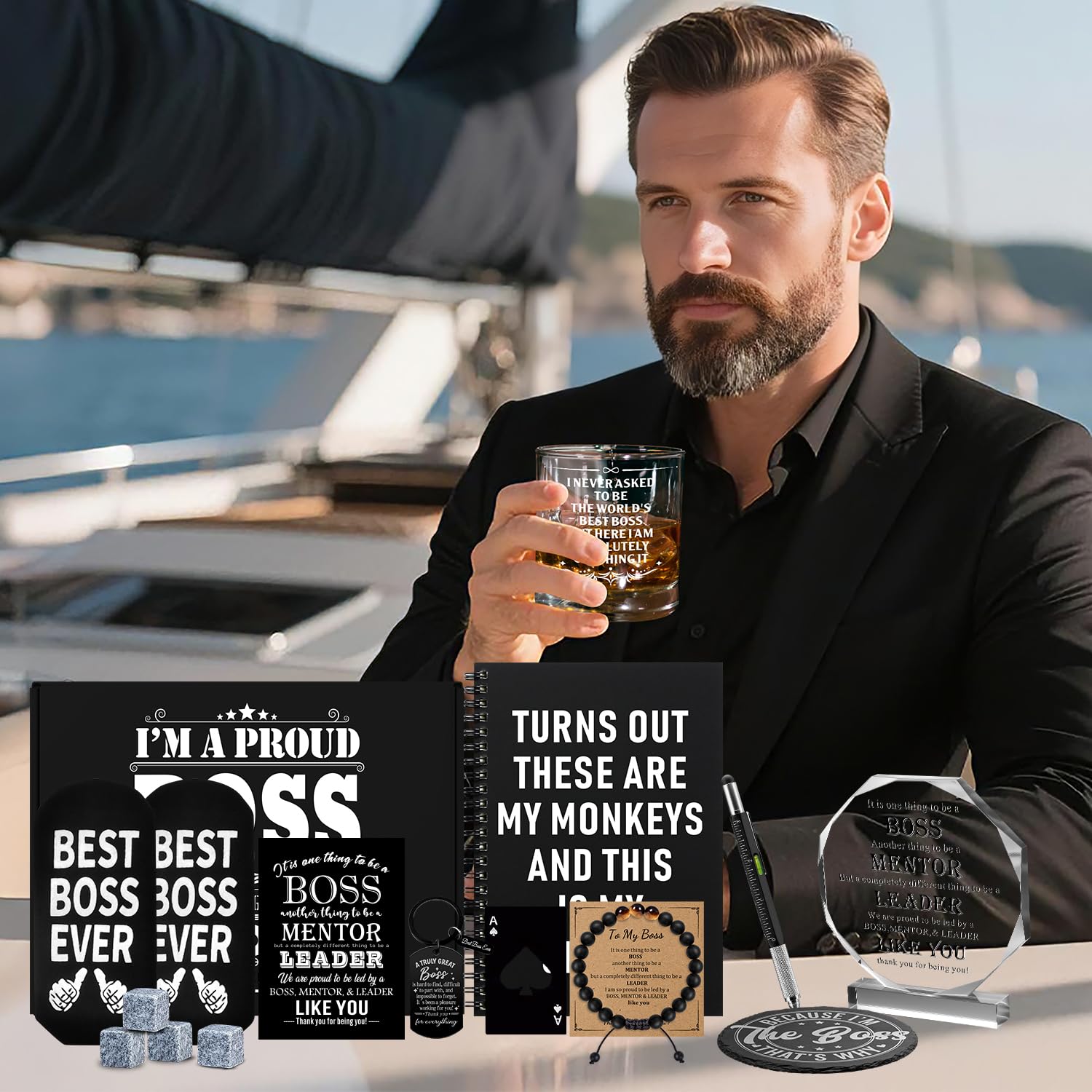 Piedras de whisky de NVTROVI para enfriar bebidas sin diluir.