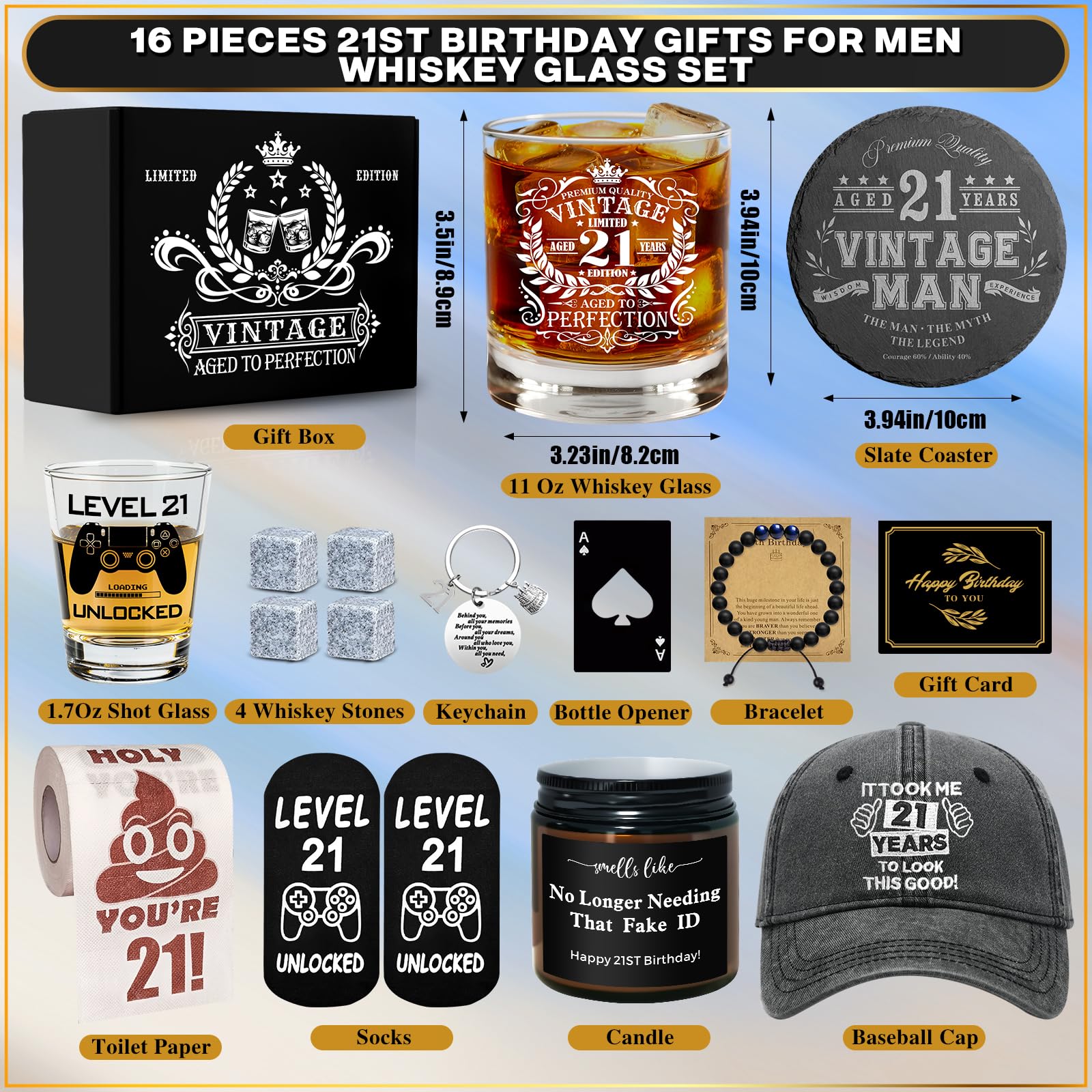 Piedras de whiskey reutilizables NVTROVI para enfriar sin diluir.