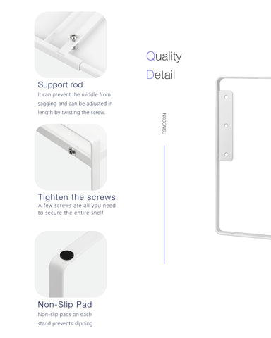 Nxconsu diseño metal blanco, resistente para uso diario.