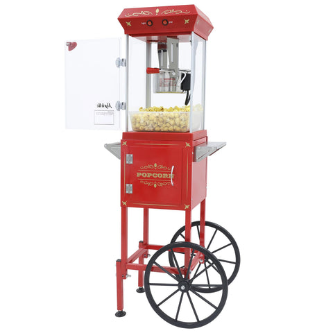 Nyddle máquina palomitas olla-8oz: porciones grandes para reuniones y fiestas.