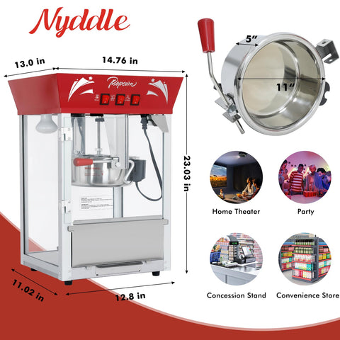 Nyddle cazo de 12 onzas en acero inoxidable para porciones consistentes.