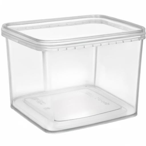 NYHI contenedores rectangulares 64oz para comidas, tentempiés y para llevar