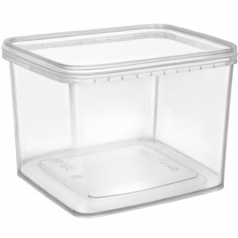NYHI contenedores rectangulares 64oz para comidas, tentempiés y para llevar