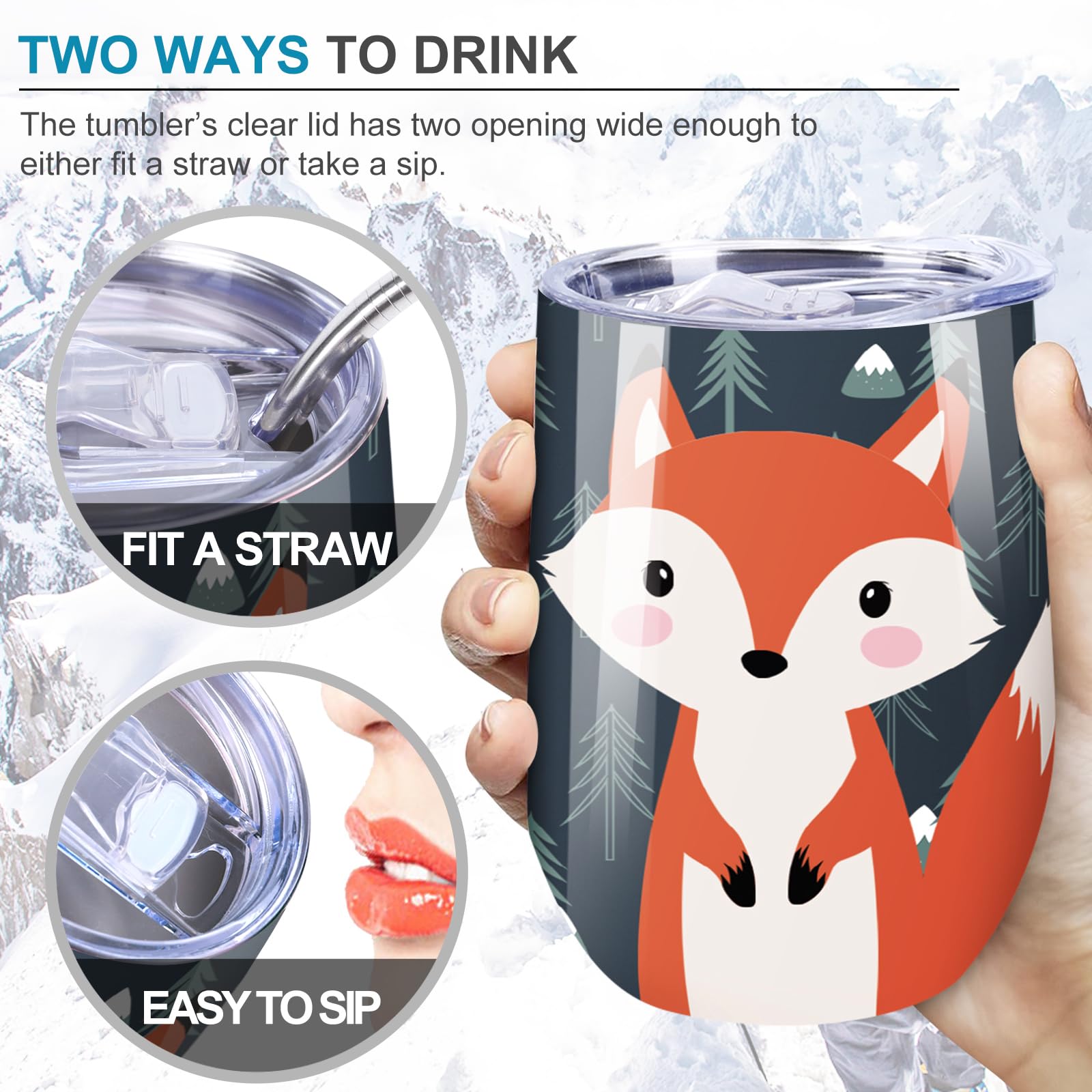 NymphFable acero inoxidable sin BPA, seguro para bebidas.