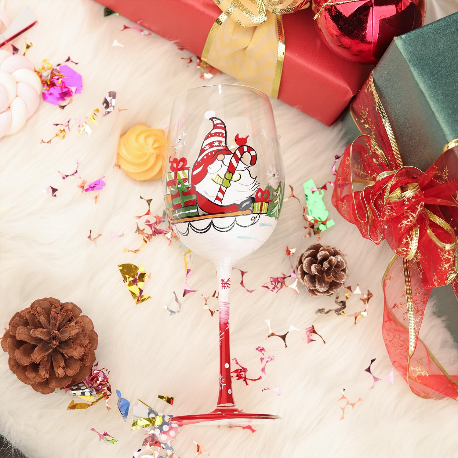 Caja regalo de Navidad NymphFable, lista para presentar como detalle único.