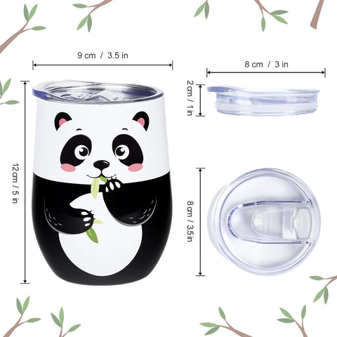 Vaso NymphFable panda regalo ideal para amantes de bebidas y estilo.