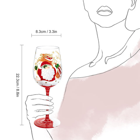 Vaso versátil para vino, cócteles o jugos, NymphFable.