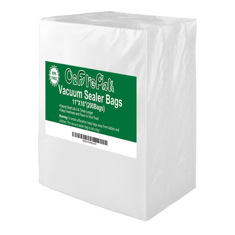 Bolsas O2frepak 11x16 200un para almacenamiento eficiente de alimentos