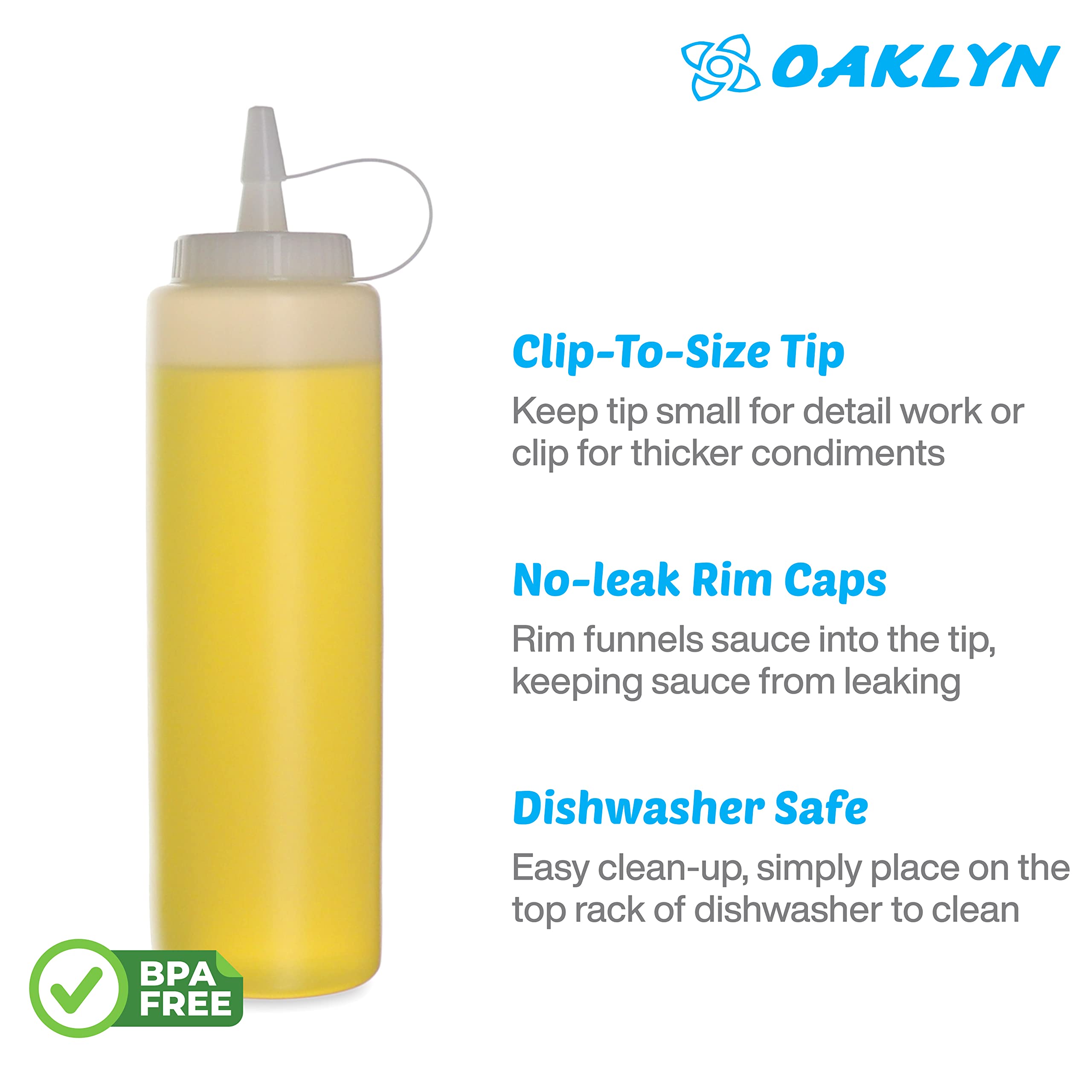 Botellas de plástico sin BPA de Oaklyn, opción segura y duradera.