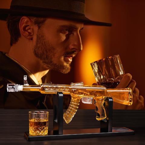 Oaksea caja regalo vintage AK47, regalo con carácter