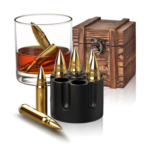 Oaksea piedras whiskey bala reutilizables para enfriar sin diluir el whiskey.