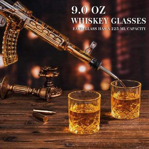 Oaksea tapón dorado para decantador, sellado seguro y elegante
