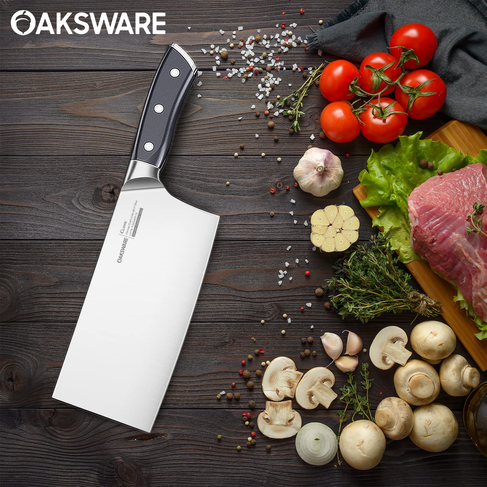 Uso diario en cocina, interior o exterior, con OAKSWARE