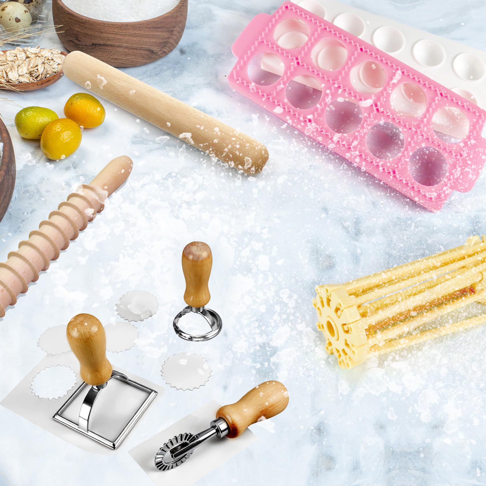 OARSE estampas-pasta: sellos para dar formas creativas a la masa.