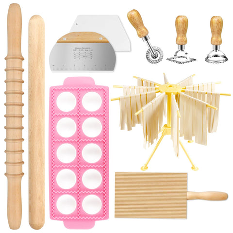 OARSE herramientas-hacer-pasta-set-10-piezas: ideal para preparar ravioles en casa.