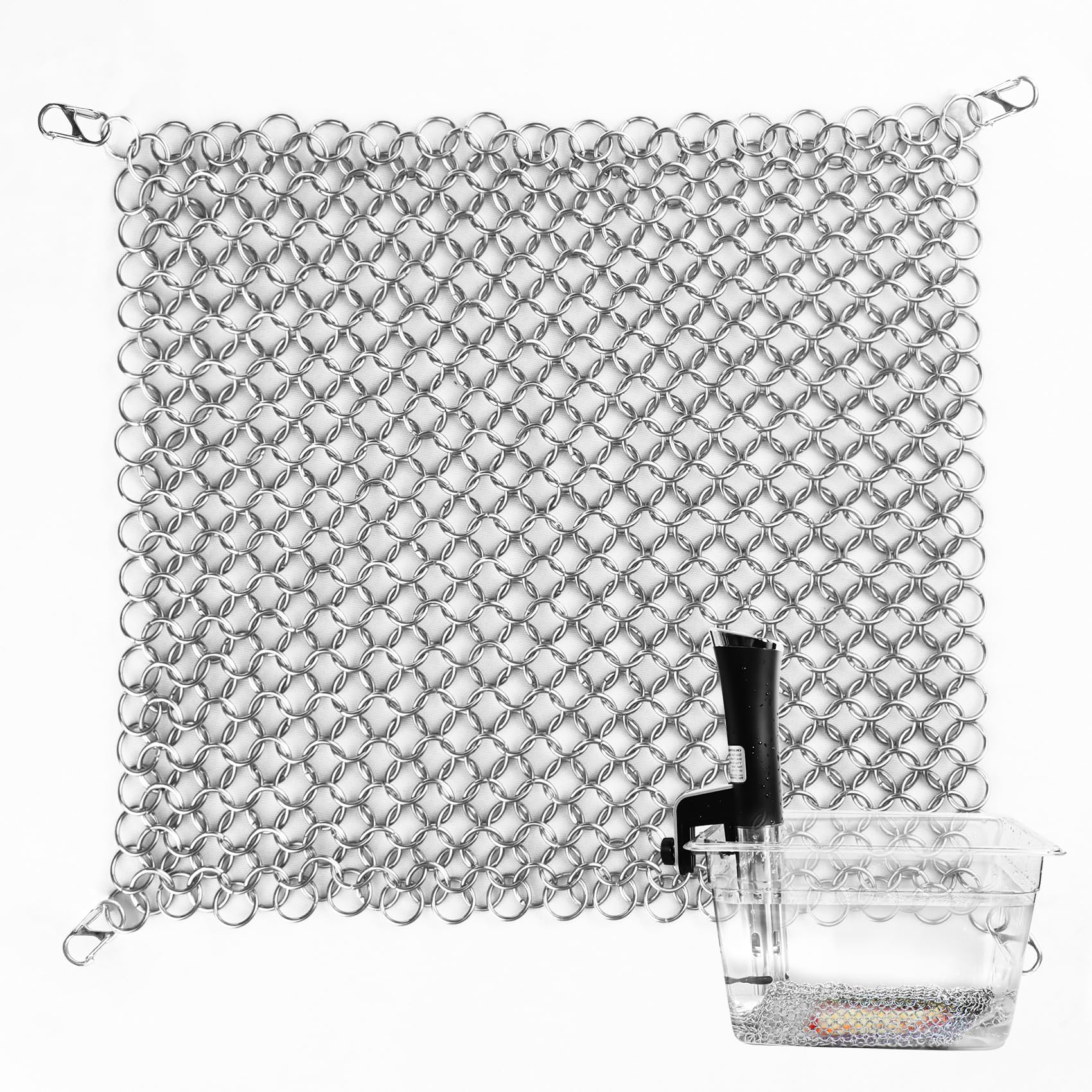 OARSE peso de inmersión para sous vide en acero inoxidable facilita distribución estable del peso.