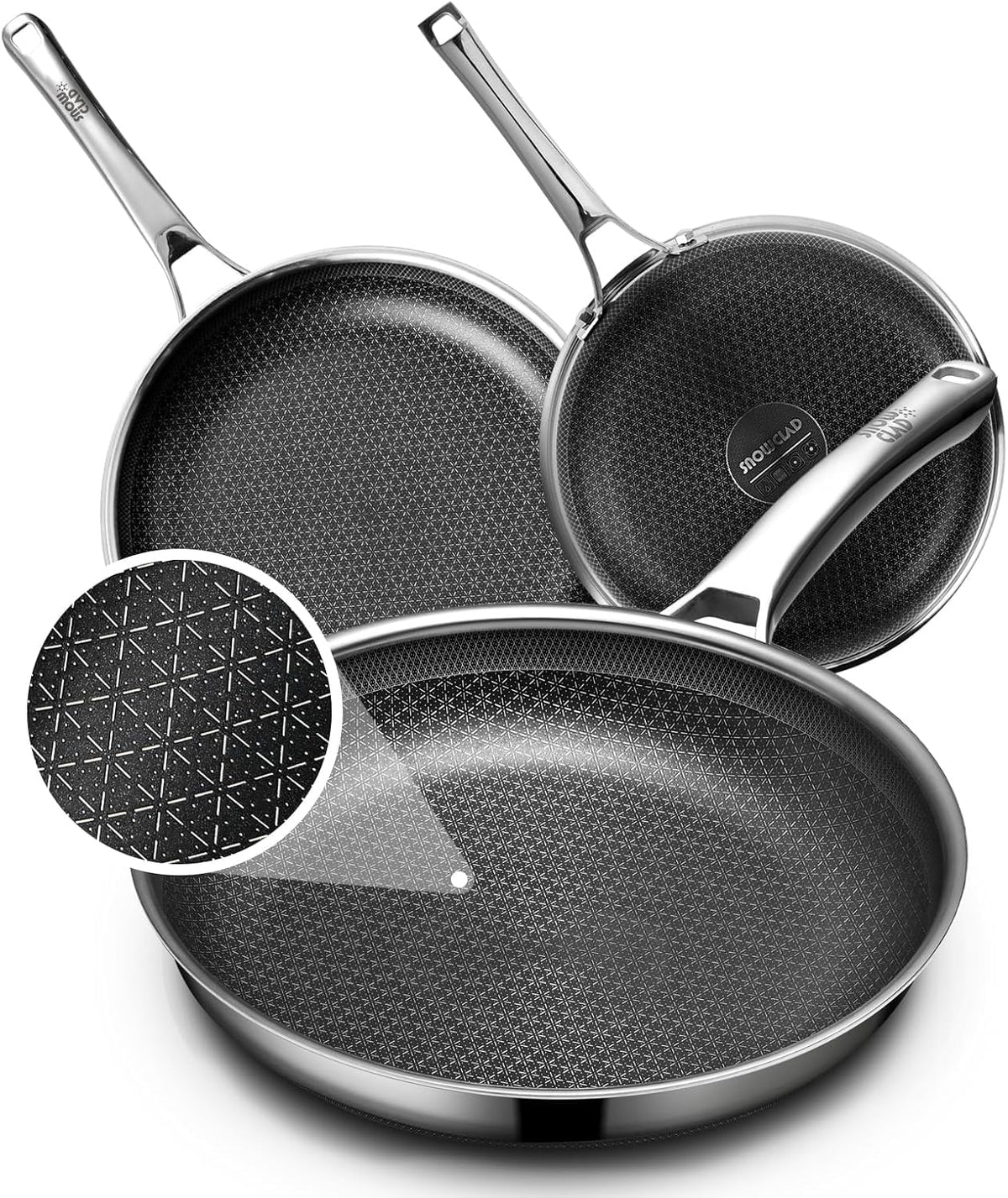 Sartén OATOFP con superficie SnowFlake para desmolde suave