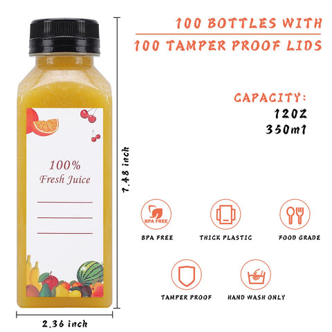 Diseño transparente OBKJJ para ver rápidamente el contenido de cada botella.