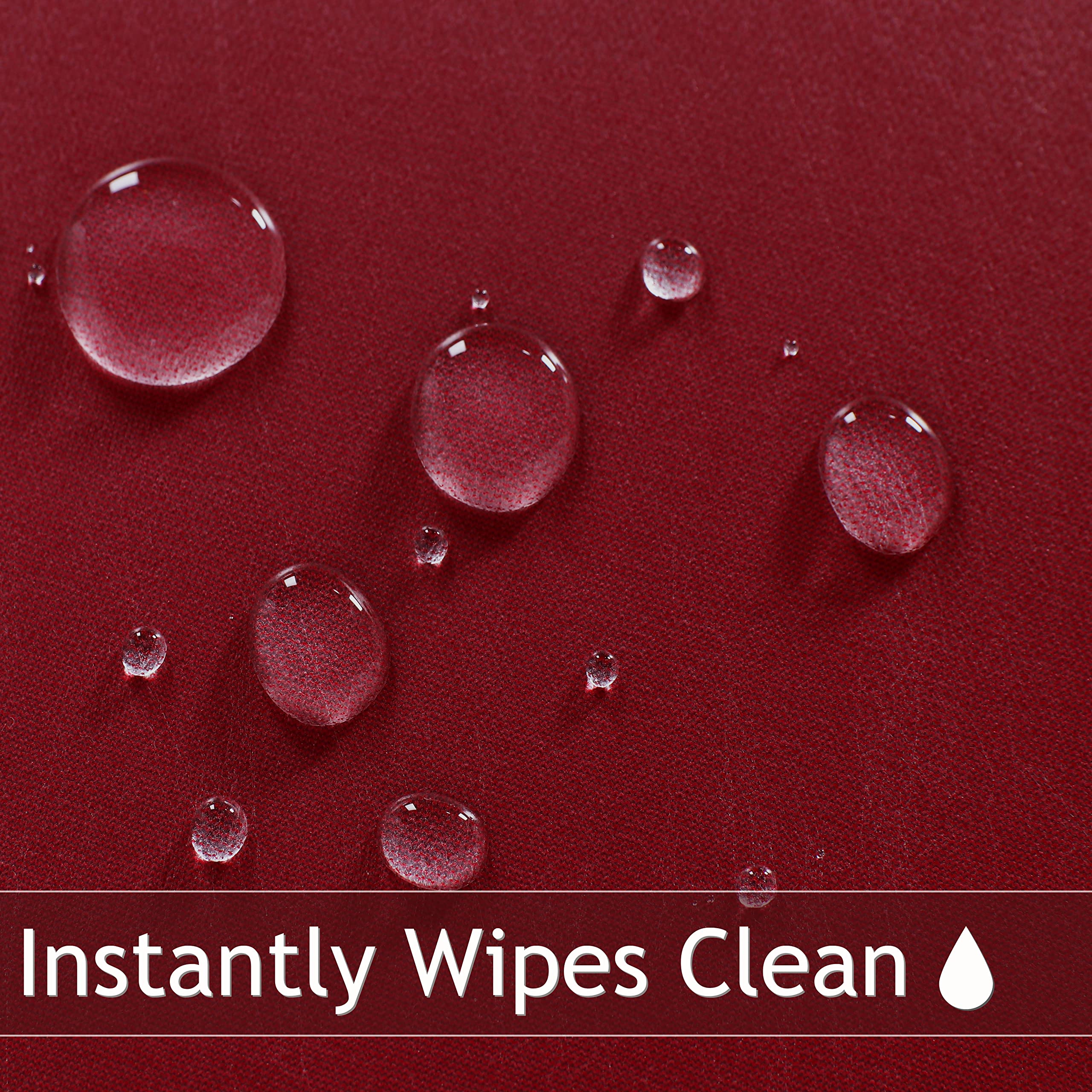 Cubre mesas con dos caras, impermeable y antiaceite en un lado.