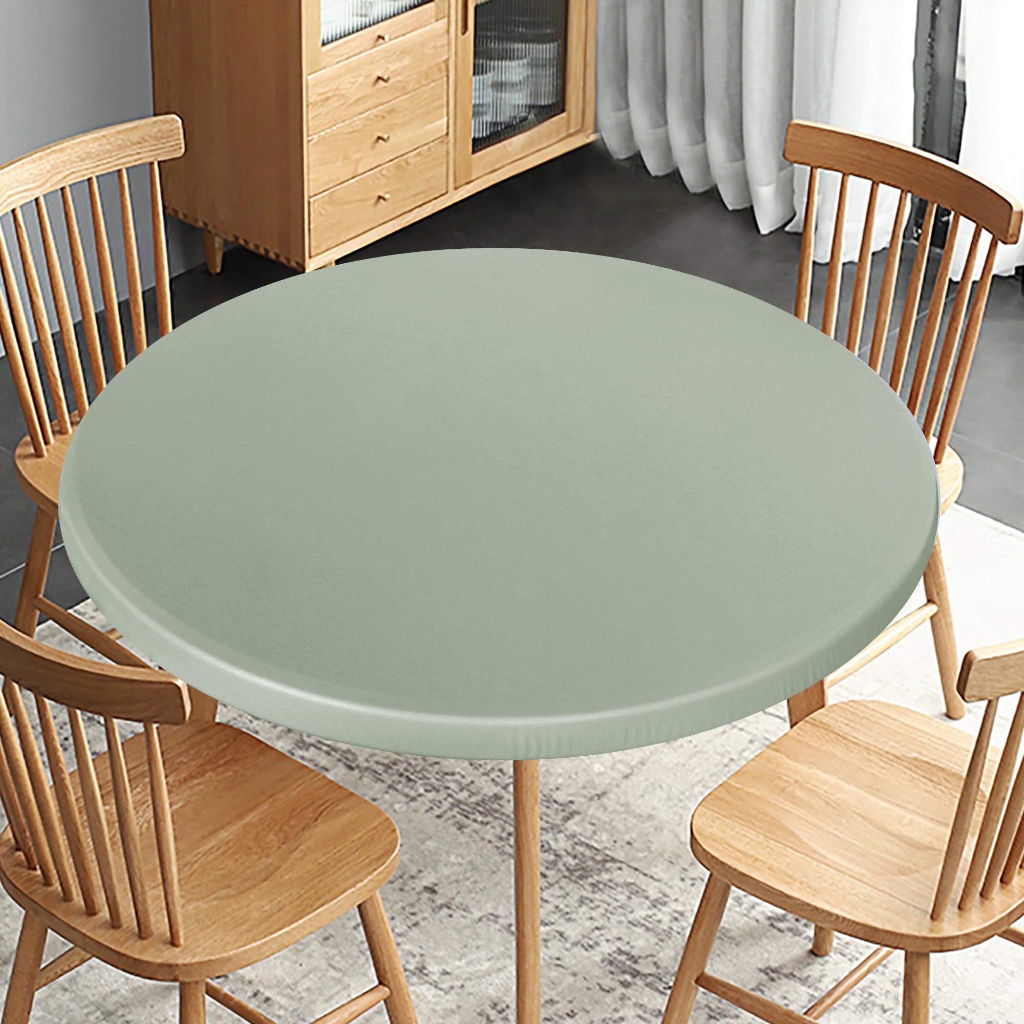Obstal cubremesa redonda ideal para fiestas y reuniones