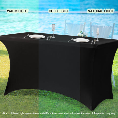 Obstal mantel elastico negro muestra una presentación elegante en evento
