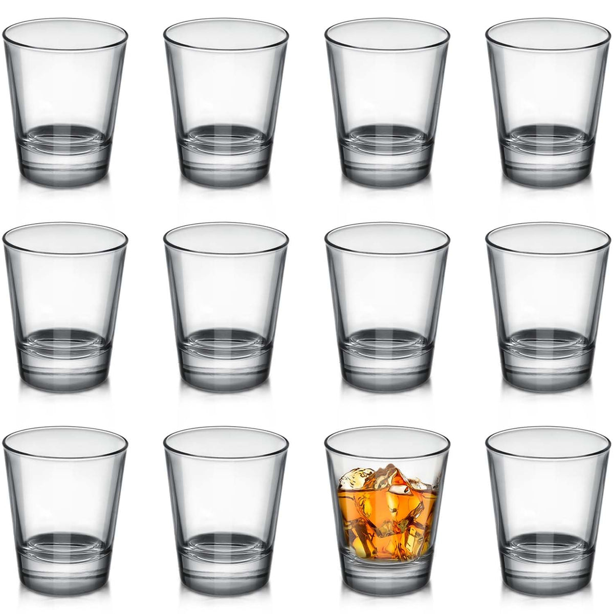 OBTANIM vasos chupito con base pesada para mayor estabilidad en barra