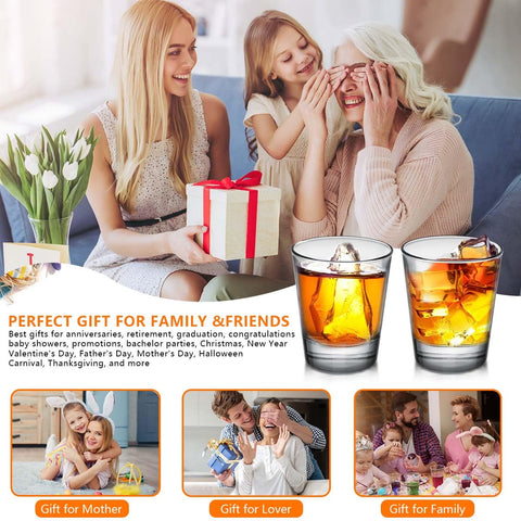 OBTANIM regalo ideal: vasos chupito para aniversarios y celebraciones