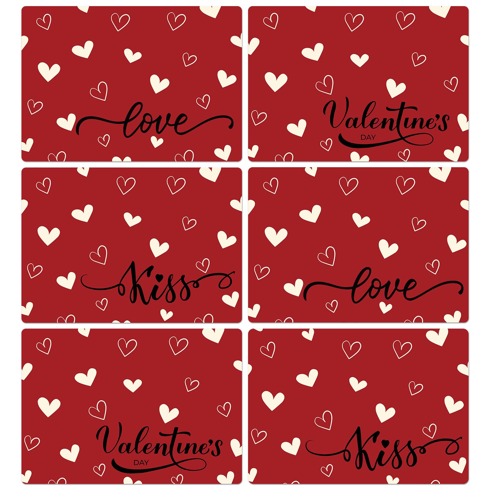 Mantel plástico OBUSATT con corazón rojo, ideal para San Valentín.
